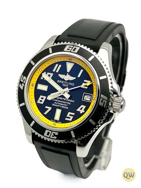 breitling a17322 superocean|Breitling Superocean yellow dial.